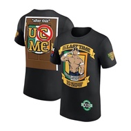 John Cena Farewell Tour 2025 Dublin T-Shirt | Black 100%cotton baju Unisex Lelaki