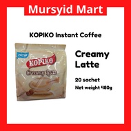 KOPIKO Instant Coffee Premix Creamy Latte Coffee  Pek Kopi Segera