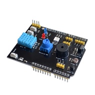 DHT11 LM35 Temperature Humidity Sensor Multifunction Expansion Board Adapter For Arduino UNO R3 RGB 