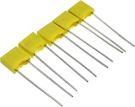 Reland Sun 100pcs Polypropylene Safety Plastic Film 100V 1nF ~ 470nF 100nf 220nf 10nf 47nf 22nf 1nf