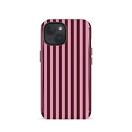 Foreign Trade Pink Brown Pinstripe Two-in-One Film Shell Suitable for Apple 17air/16/15Pro/13/17prom