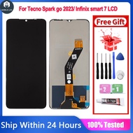Original With Frame For Tecno Spark go 2023(BF7n) / Infinix smart 7(X6515)/Tecno Spark 10 4G(KI5q)/T
