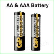 GP SUPERCELL Super Heavy DUTY AAA Battery AA Battery GP AAA Bateri AA Bateri Remote Toys Alarm GP AA