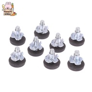 [NEW] 20Pcs M6 Thread Adjustable Furniture Levelers Screw In Chair Feet Durable Easy To Use Adjustab