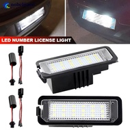 NOBELJIAOO Car Rear License Number Plate Light SMD LED Lamp CANbus For VW Passat B6 CC Eos Golf 4 5 