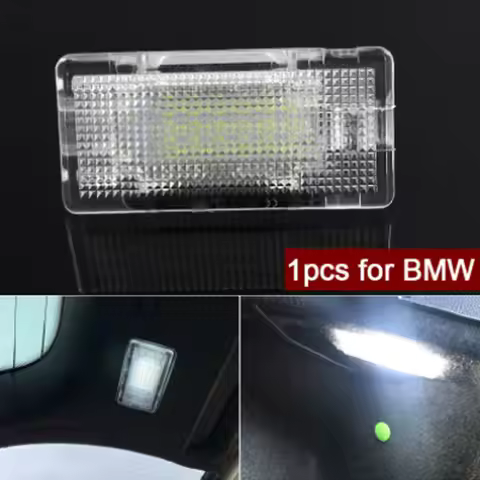 1Pc Led Luggage Compartment Trunk Interior Courtesy Light For BMW 1 2 3 4 5 6 Series E87 E81 E82 E88