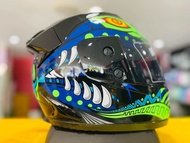 หมวกกันน็อคเต็มใบ space crown ฟรีไซส์