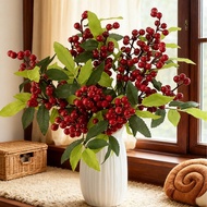 1/3/5PCS Artificial Pine Needles Branches, Christmas Fake Pine Needle Decorations, Fake Plants, Autu