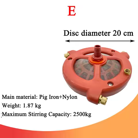 Agricultural Farm Chemical Mixer Stirrer Agitator, Sprayer Pump Accessories, Water Return Circulatio