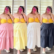 BORA LINEN MAXI SKIRT | SUMMER MAXI SKIRT | BEACH OUTFIT PLUS SIZE LINEN MAXI SKIRT WOMENSWEAR