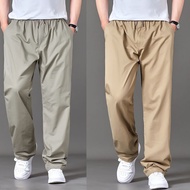 กางเกงชิโนชายกางเกงช้างคาร์โก้ กางเกงขายาว กางเกงคาร์โก้ กางเกงวินเทจ เนื้อผ้าหนา ทน ไม่ขาดง่าย