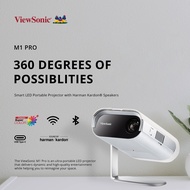 Viewsonic M1 Pro Smart LED Portable Projector with Harman Kardon® Speakers​, 720P, Wifi, Bluetooth - 3 yrs warranty