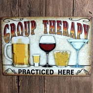 Bảng Hiệu Thiếc Cổ Điển Venicenight Tấm Tường Bia Tranh Áp Phích Quán Bar Câu Lạc Bộ Quán Rượu Trang