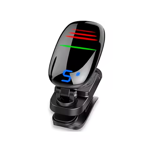 Fzone FT-16 Clip-on Chromatic Tuner For Guitar Bass Violin and Ukulele Tuner 3D Design Guitar Access