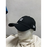 NE 9 Forty Micro Rectagle NE Logo Black Cap Baseball Cap Strapback Adjustable