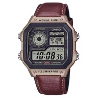 CASIOนาฬิกาข้อมือมือรุ่น AE-1200WHL-5AVDFของแท้รับประกัน 1ปี