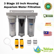 Aquarium Water Filter 3-STAGE FOR AQUARIUM DESIGN Remove Chlorine & Water Aligment WATER FILTER /Wat
