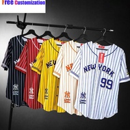 【Free Customization Of Digital Names】New York 99 Baseball Jersey Tops Tee