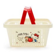 SANRIO - Hello Kitty 日版 家居 手提 購物籃 儲物籃 收納籃 雜物籃 零食籃 KT 凱蒂貓 日本 炒價 絕版