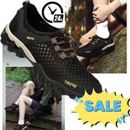 Hiking For Outdoor Sports Non-Slip Breathable Mesh Men's Quick-dry Rubber Climbing Trekking Aqua Rai