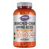 NOW Sports Nutrition, Branched Chain Amino Acids, With Leucine, Isoleucine and Valine, 240 Veg Capsu