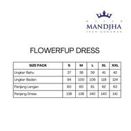 PTR Dress Muslim Mandjha Ivan Gunawan - Flower Up Dress | Abaya gamis