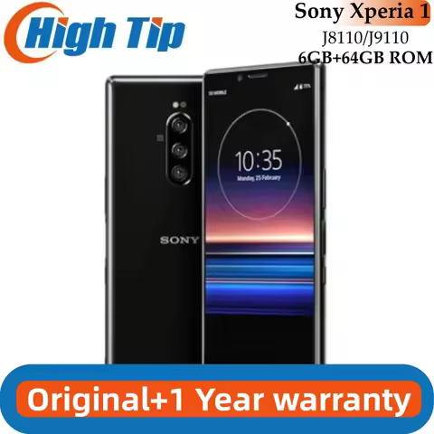Original Unlocked Sony Xperia 1 J8110 J9110 64GB ROM 6GB RAM XZ4 Snapdragon 855 6.5" SONY HD Camera