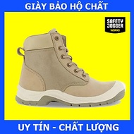 [Hàng Chính Hãng] Giày Bảo Hộ Safety Jogger Rush Sand Da Chất Lượng Cao, Chống Va Đập Mạnh, Chống Đâm Xuyên