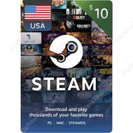 USA Steam US Wallet Steam Games PC Handheld Steam wallet Code 5/10/20/50/100 USD EUR