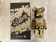 400% 永生花 Flor@ 金花 金玫瑰花 Gold 肚中花 Flor Bearbrick Be@rbrick