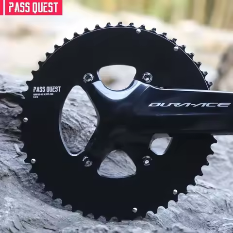 PASS QUEST 110BCD 4 Bolt 2x Chainrings AERO ROAD Bike Sprocket for SHIMANO DA9100 R9100 Chainring 4-