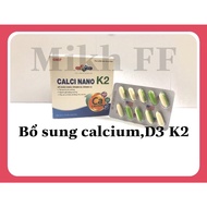 Calcinano K2 - nano calcium and vitaminD3 K2 supplement pills help strengthen bones