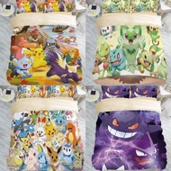 比卡超 小火龍 車厘龜 水箭龜 噴火龍 小火龍 奇異種子 卡比獸 奇異花 日本 造型 床上用品 床單套裝 床笠套裝
