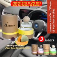 Aruma car perfume home perfume Alcohol-Free & Dye-Free Safe for Moms & Babies dreamy melon scent
