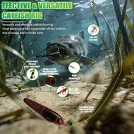 ANTOT Double Hook Rig, Pre-Tied Double Hook Catfish Float Rig, Effective Durable Construction Simple