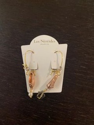 Les Nereides 淺粉紅色芭蕾舞鞋耳環