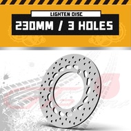 LIGHTEN DISC NMAX REAR 230MM 3 HOLES 3.5MM / REAR NMAX DISC MADE IN