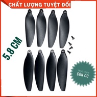 Flycam blades, replacement propellers 5.8cm (1 set of 8 blades) flycam E88max, f198, sg108pro, E99ma