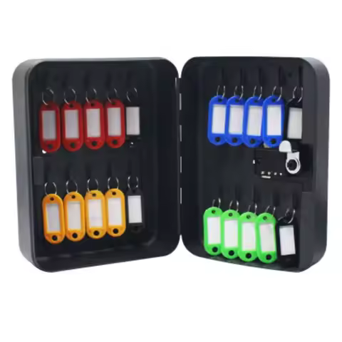 Multi Keys Safe Storage Box Combination/Key Lock Spare Car Keys Organizer Box For Home Office Factor