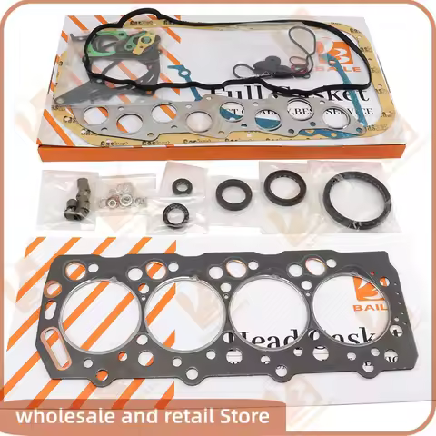 4D56 Full Gasket Kit For Mitsubishi PAJERO L200 MONTERO HYUNDAI H-1 Engine 4D56T or Cylinder Head Ga