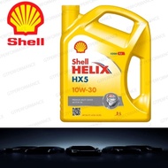 550039954 Shell Helix HX5 10w30 Semi Synthetic Engine Oil (3liter) For Toyota , Honda , Kia , Proton