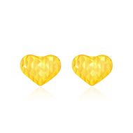 TAKA Jewellery 916 Gold Earrings Heart