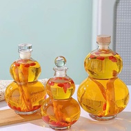 Wine bottle, clear glass, capacity 250ml, 375ml, 500ml and 1000ml with round ball cap