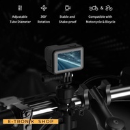 ETRONIK TELESIN Clamp Bracket Mount Motorcycle for GoPro DJI Action Camera - DJ-HBM-001