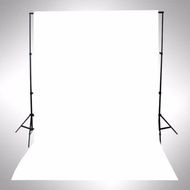 Backdrop Photo lighting studio ฉากผ้ามัสลิน 3x6 เมตร - สีขาว