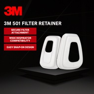 3M 501 Filter Retainer for Respirators | Secure Particulate Filter Holder | 3M PPE Respirator Access