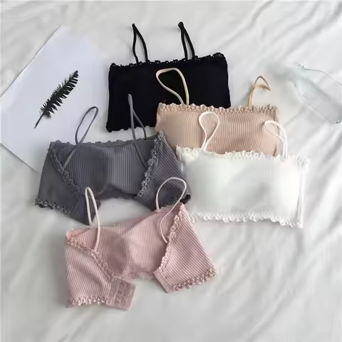 Women's Bra Female Tube Top Bra Women's Suspender Underwear Beautiful Tank Top Seamless Comfort Bra 
