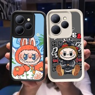 Q-49 Super LABUBU Black white Case for Tecno Spark POP 20C 7 20 Go Go1s 9 Go1 2023 2024 Pro