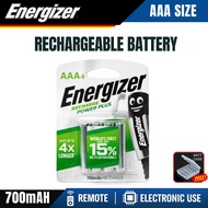 ORIGINAL 4PCS AAA ENERGIZER 700MAH RECHARGEABLE BATTERY AAA POWERPLUS