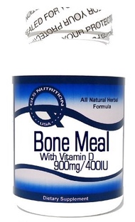 [USA]_Bone Meal With Vitamin D 900mg/400IU 100 Capsules GLS